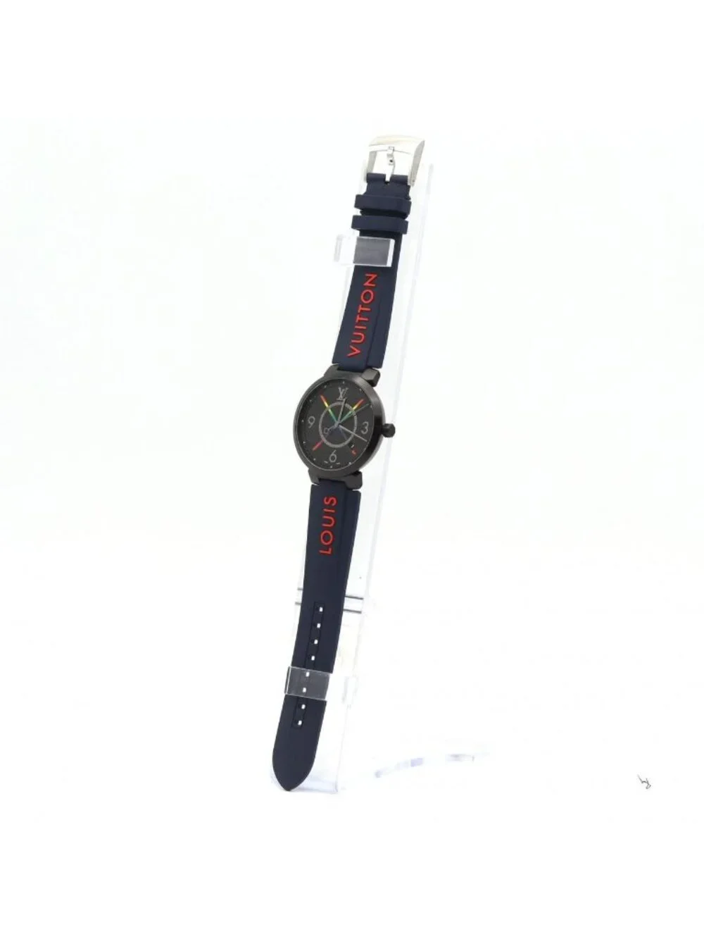 Louis Vuitton Tambour Slim Rainbow SS Quartz Watch